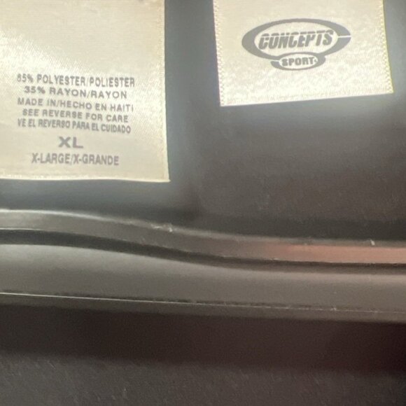 Concepts Sports SAN F GIANTS Baseball Black Long Sleeve T-Shirt Womens Size XL - Picture 3 of 9